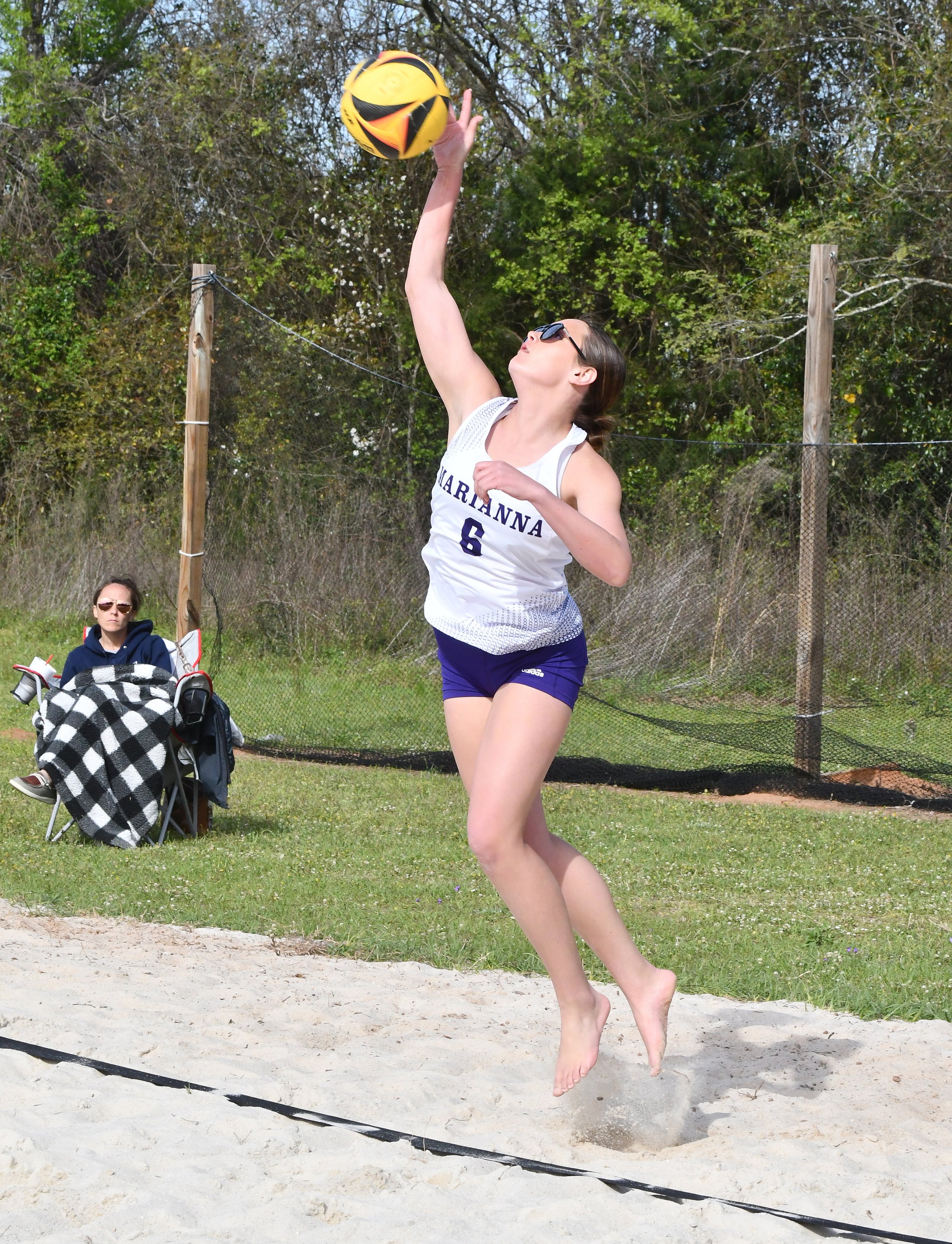 County Beach Volleyball Matchup Goes To Marianna