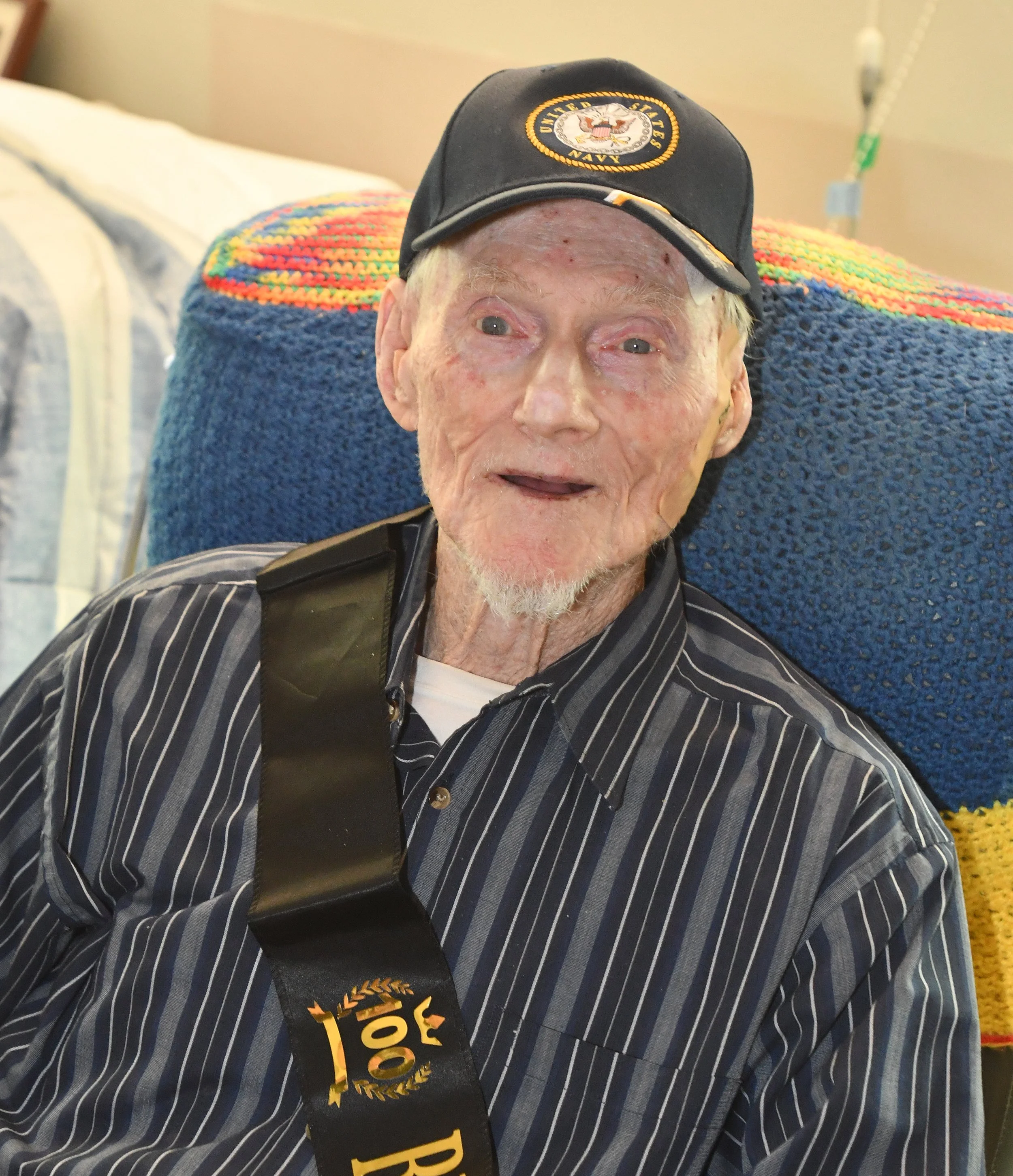 World War II Navy Veteran Gentry Edgar Taylor Celebrates 100th Birthday