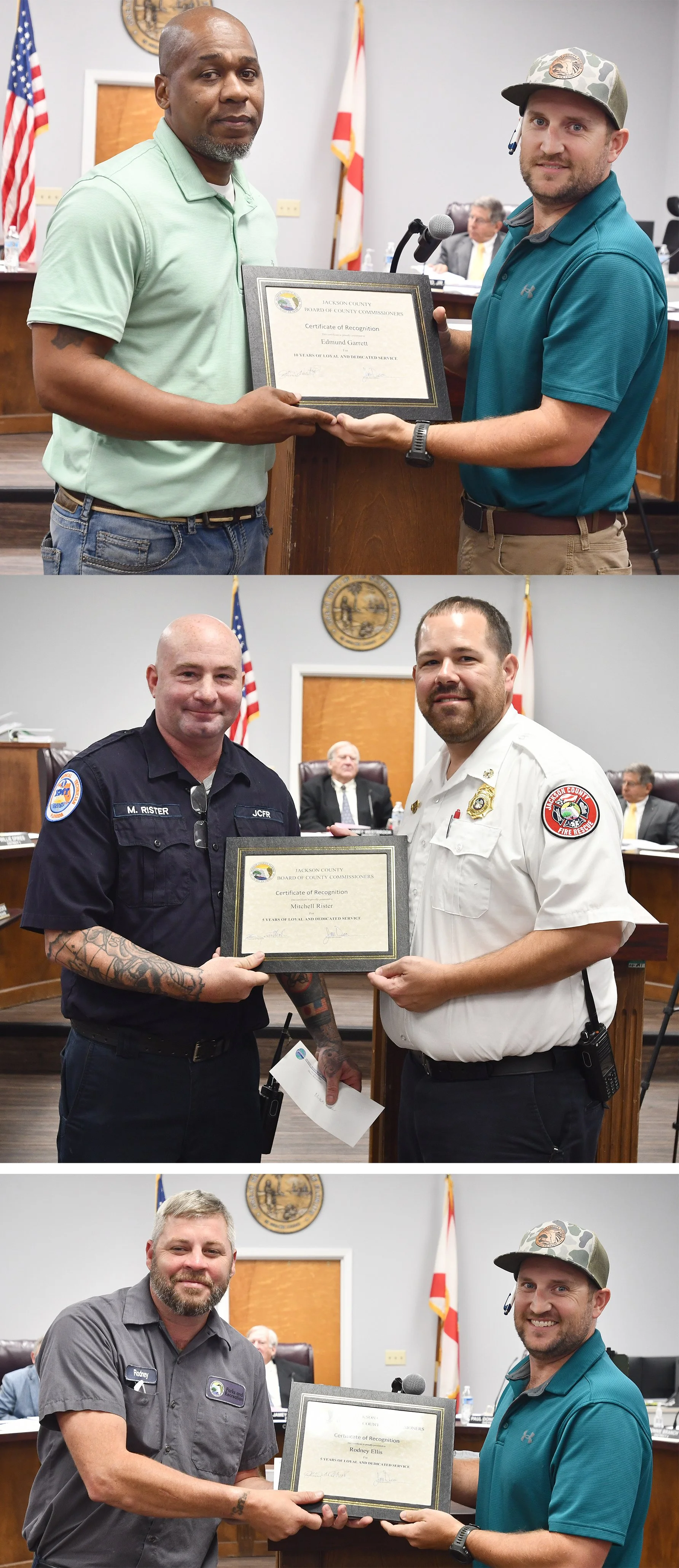 Three Celebrates Years of Service