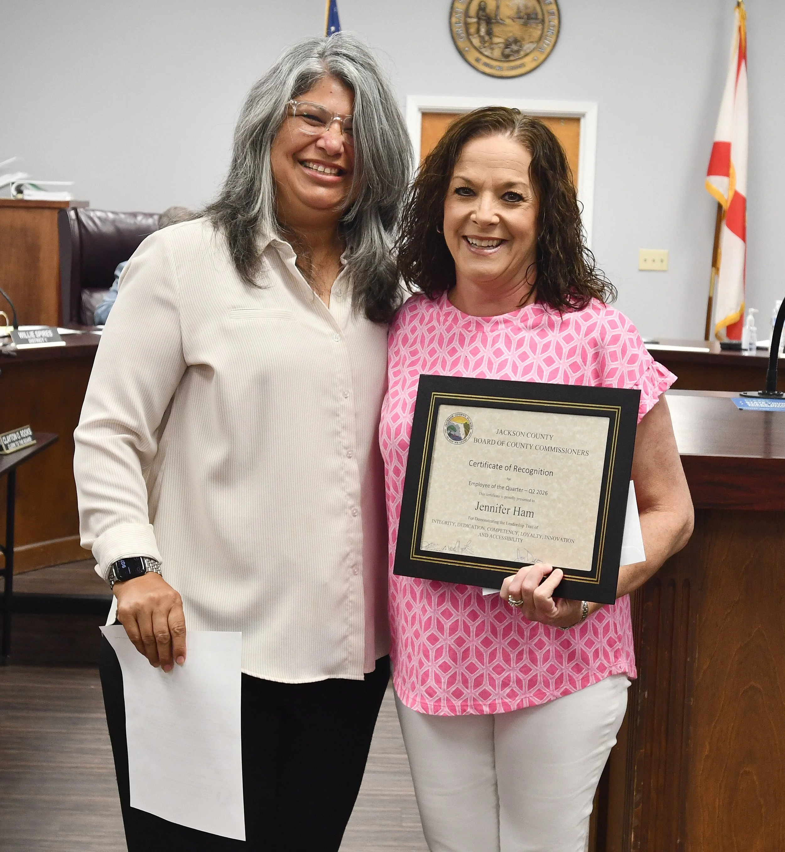 Jennifer Ham is Jackson County’s Employee of the Quarter
