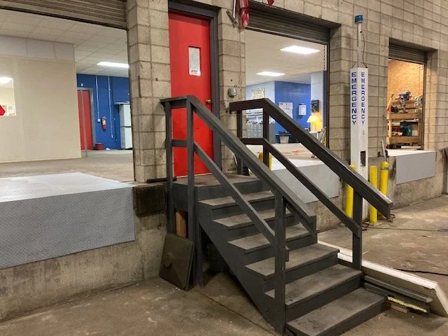 Completed loading dock conversion