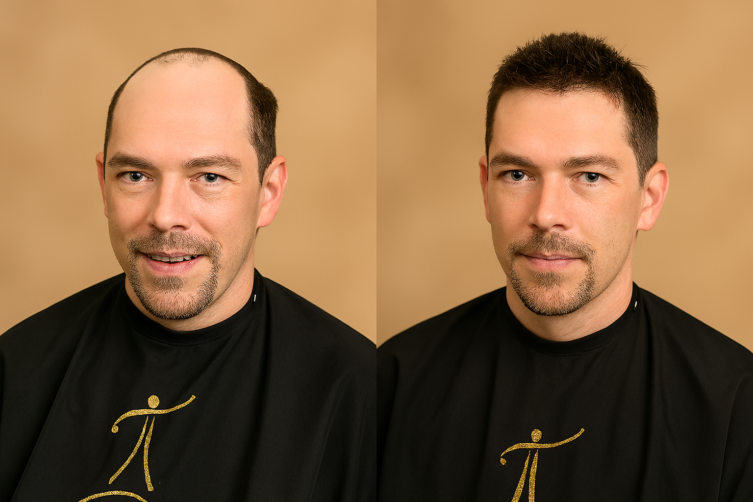 Receding hairline