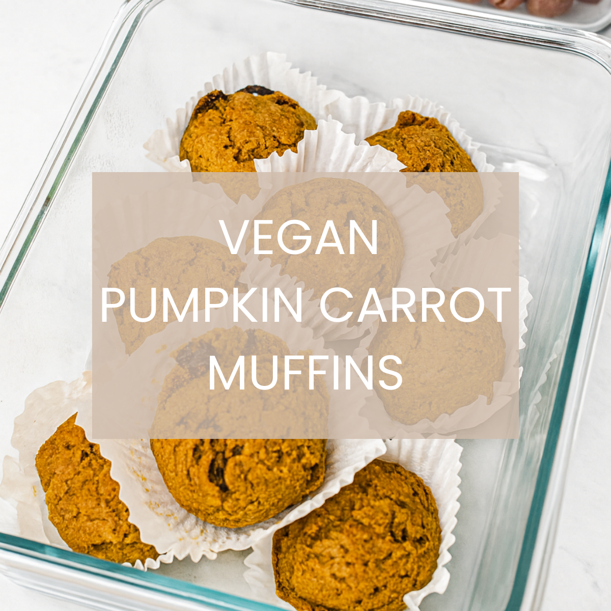 Vegan Pumpkin Carrot Muffins