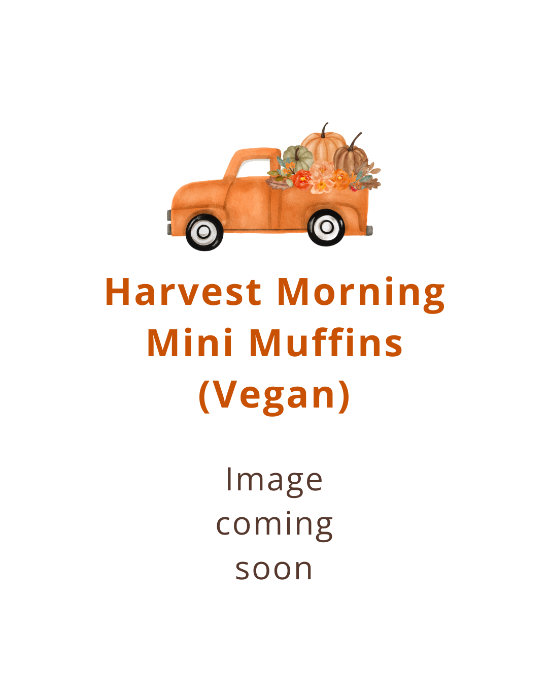Vegan Harvest Morning Mini Muffins (2 Dozen)