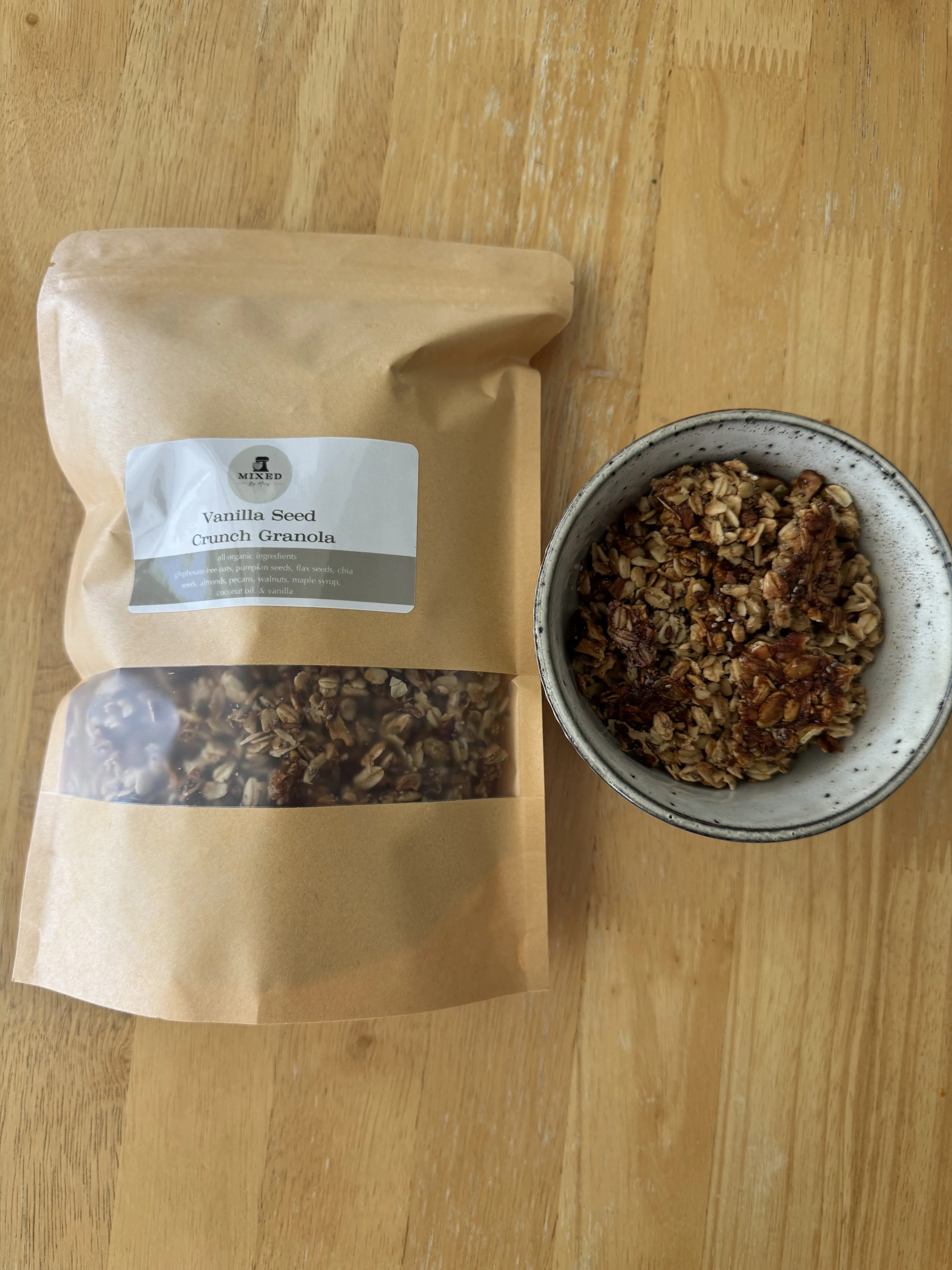 Vanilla Seed Crunch Granola (GF) 14 oz Bag