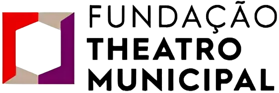 Logo da Fundação Teatro Municipal com texto em destaque