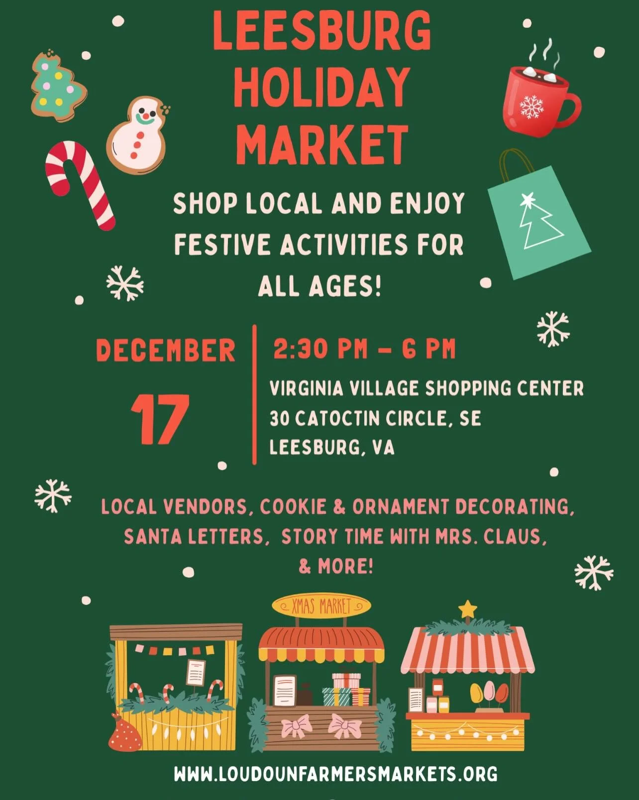 It&rsquo;s time for the annual @loudounfarmmkts Leesburg Holiday Market! 

Come out today 2:30-6 PM for a magical event with my @peace_by_piece_ handcrafted jewelry, and other small local vendors like @yarrowremedy, @wineberrycakes, @kochanykitchen, 