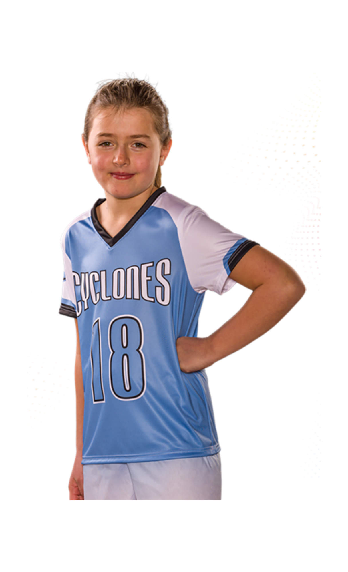 Girl's V-Neck Tech Tee