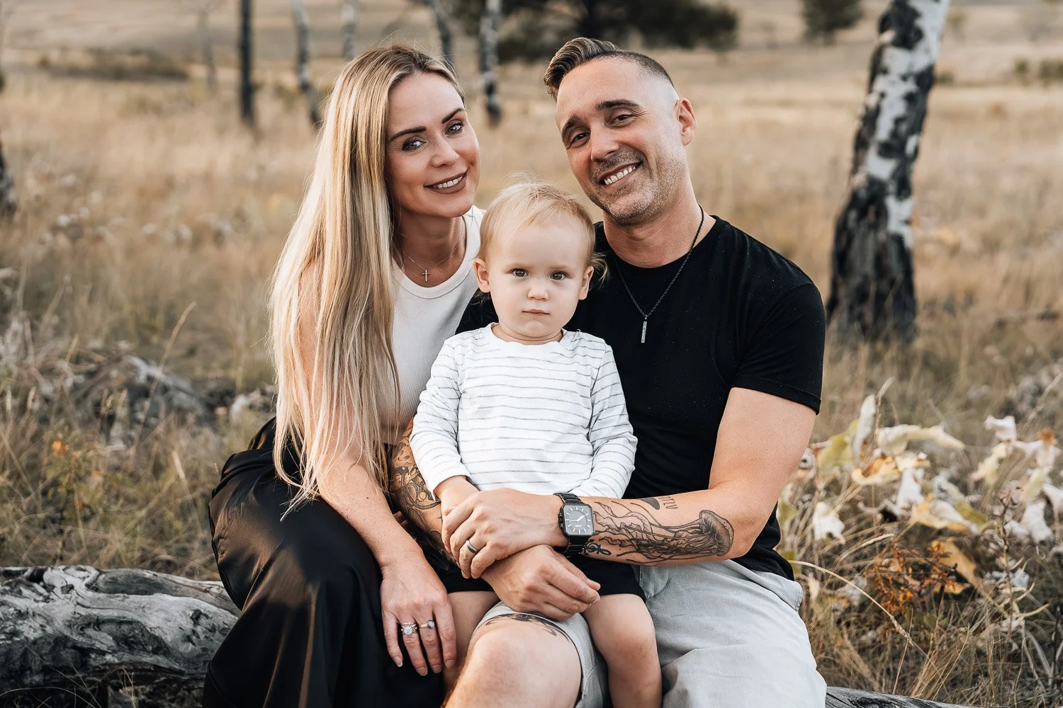 Family outdoor portrait