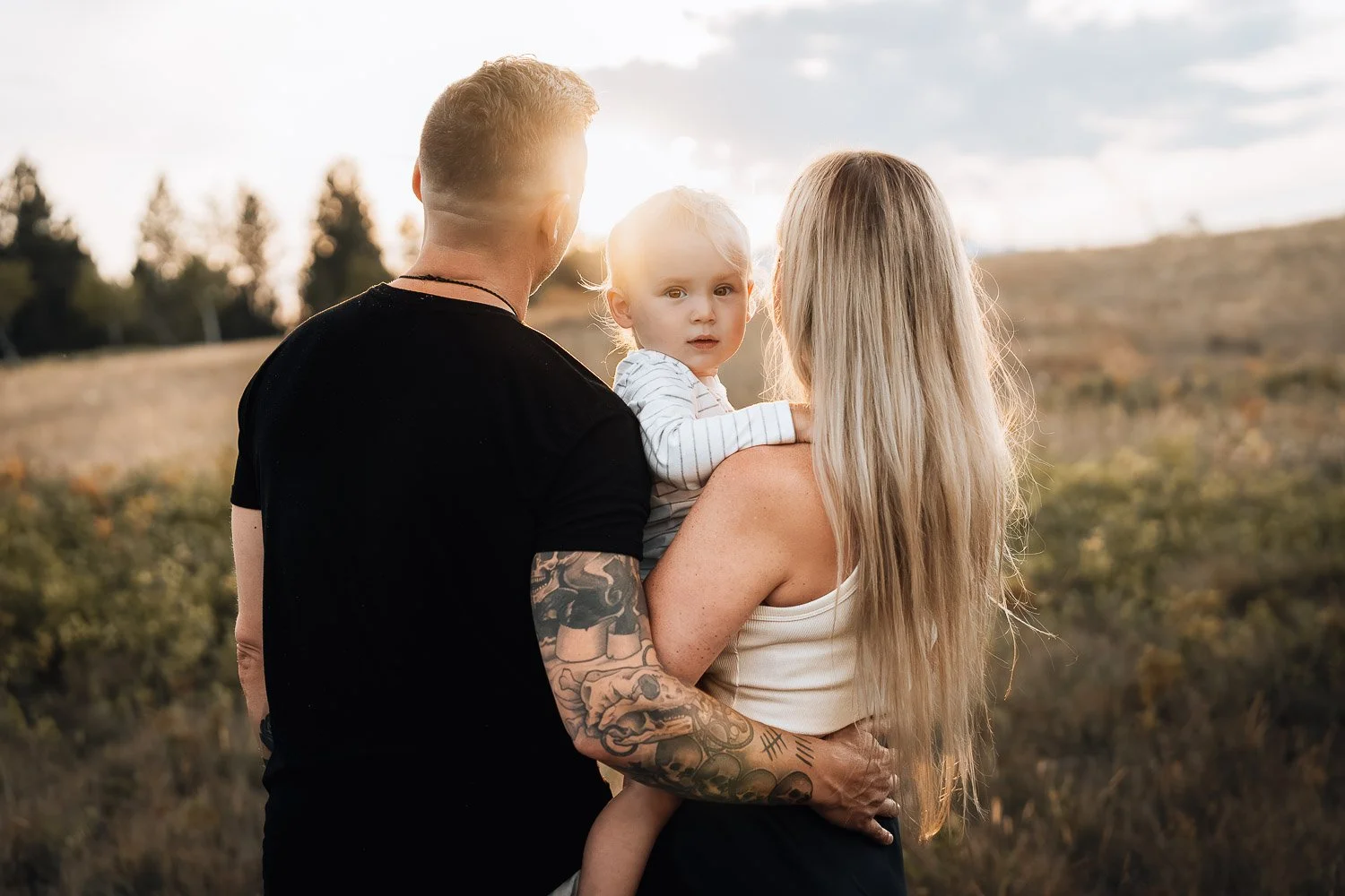 Sunset family photo