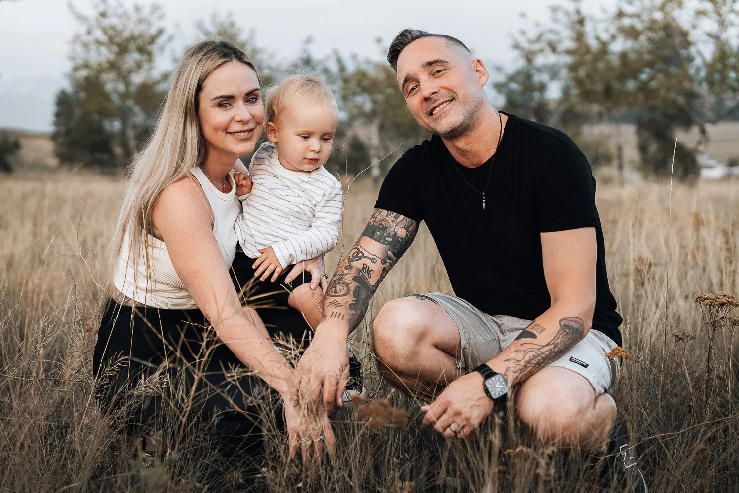 Family portrait in Kimberley Bc
