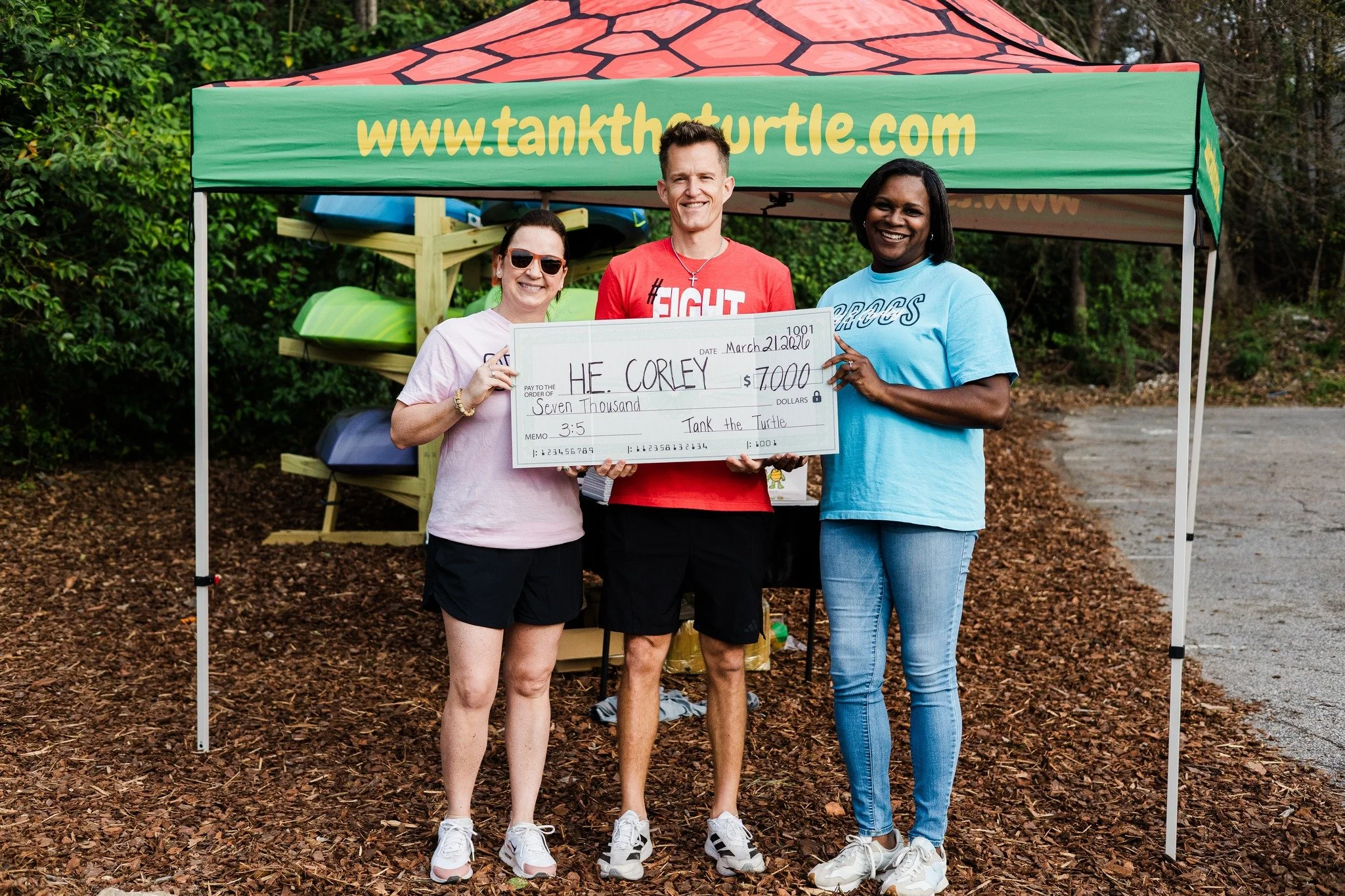 We're still thinking about that time you all helped us raise DOUBLE our goal for H.E. Corley last weekend! 

You're awesome!