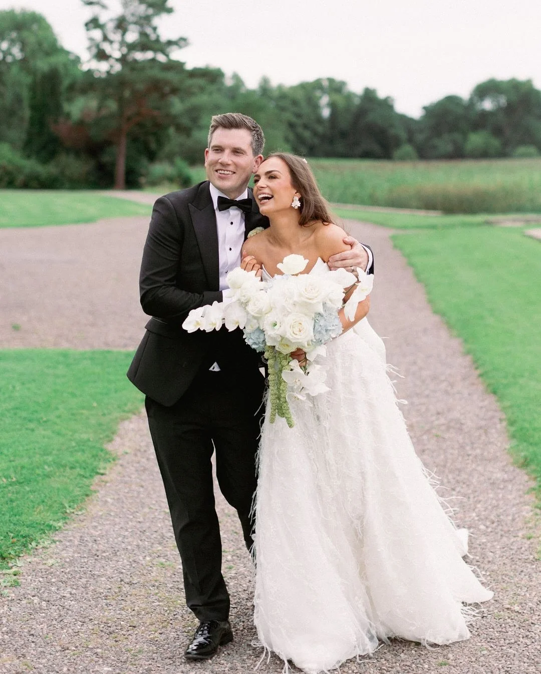 One week since Moya &amp; Shane&rsquo;s beautiful day at Castle Leslie Estate ✨ 

Videographer- @river_flow_films 
Dress- @suzanneneville @serendipitybridalboutique 
Earrings- @megantheresecouture 
Hair- @modernhair_leona 
Make-Up- @rachaeldonnellyma