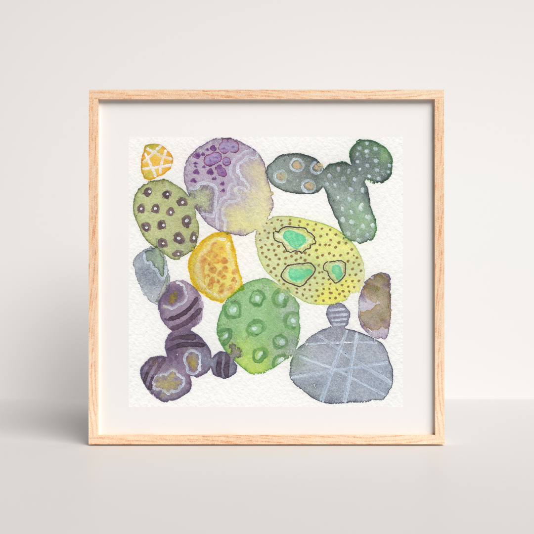 Mini no. 10 - Pebbles