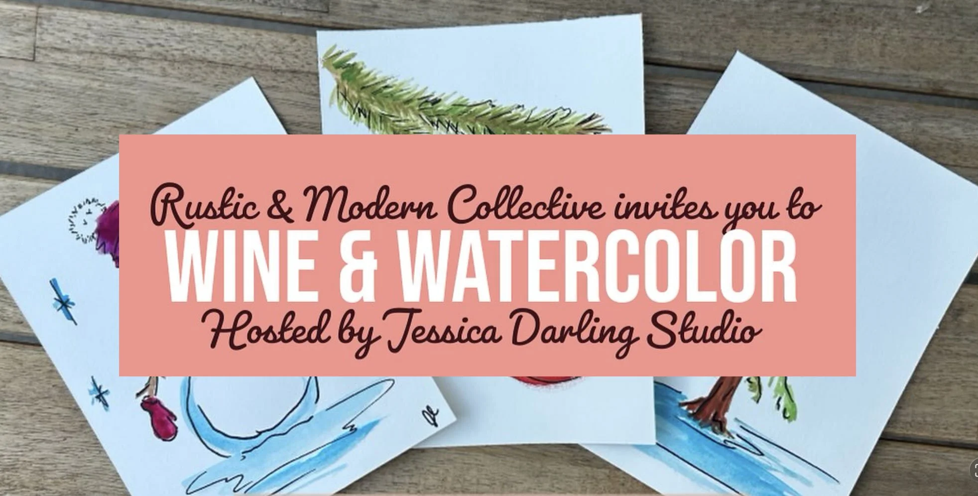 WINE & WATERCOLOR
