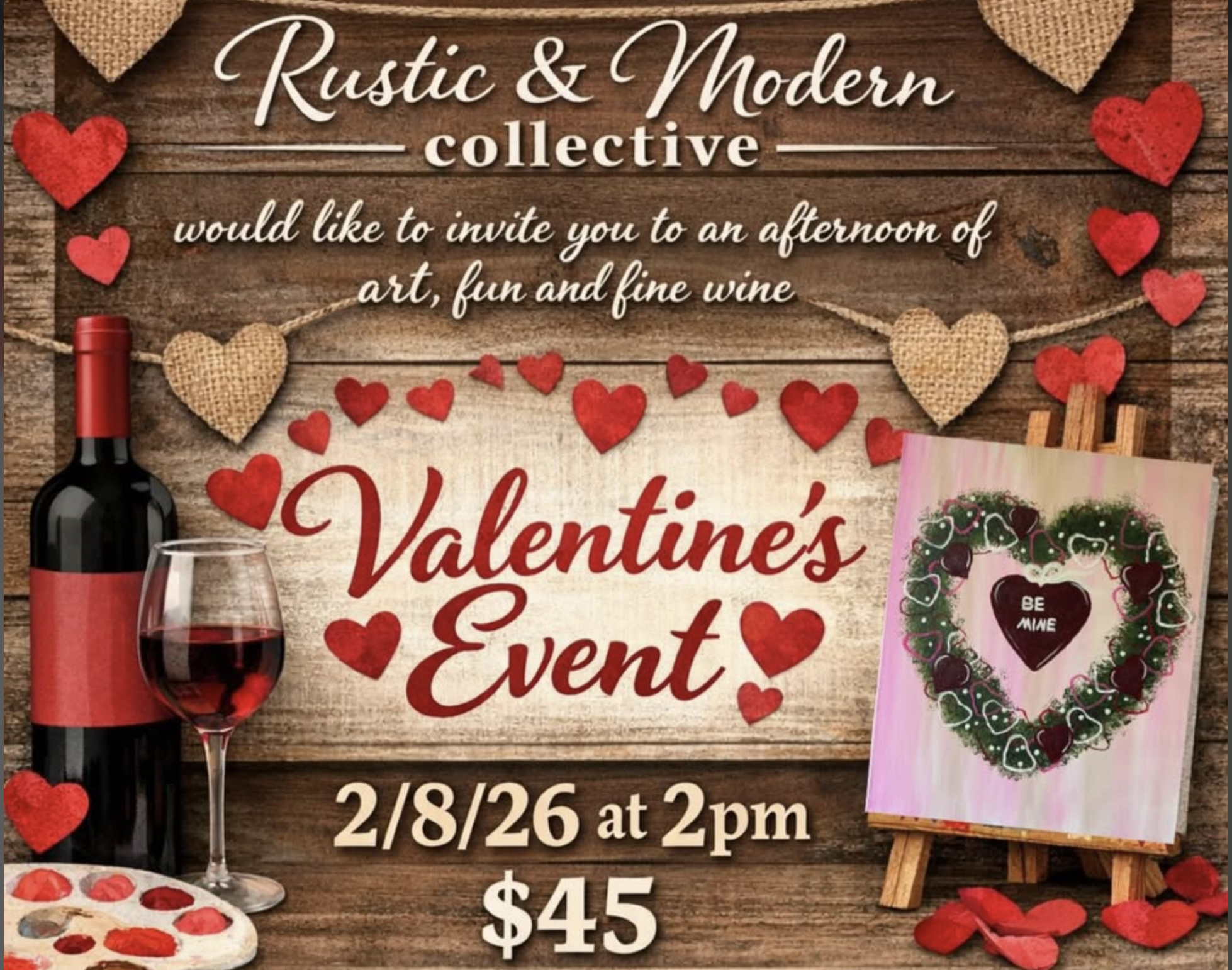 Valentine’s Event Board Class