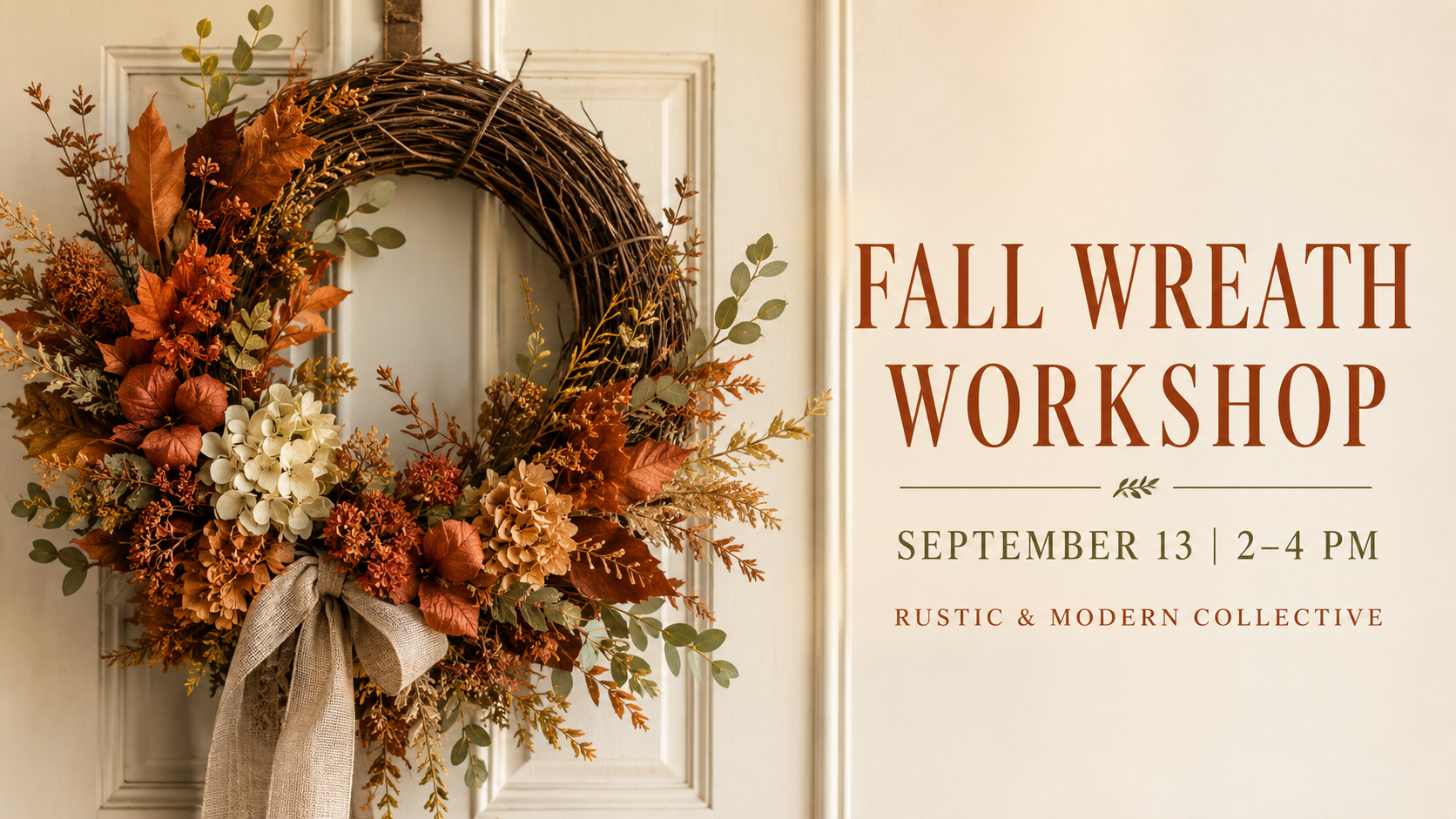 The Fall Wreath Workshop #1