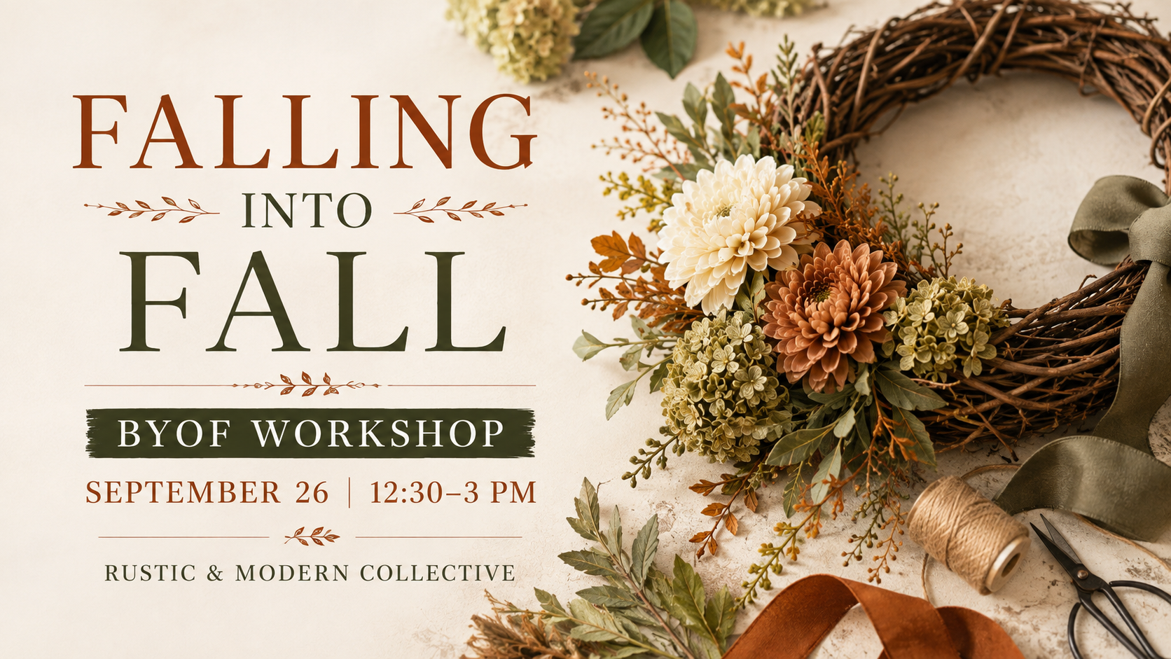 Falling Into Fall BYOF Workshop in Upland