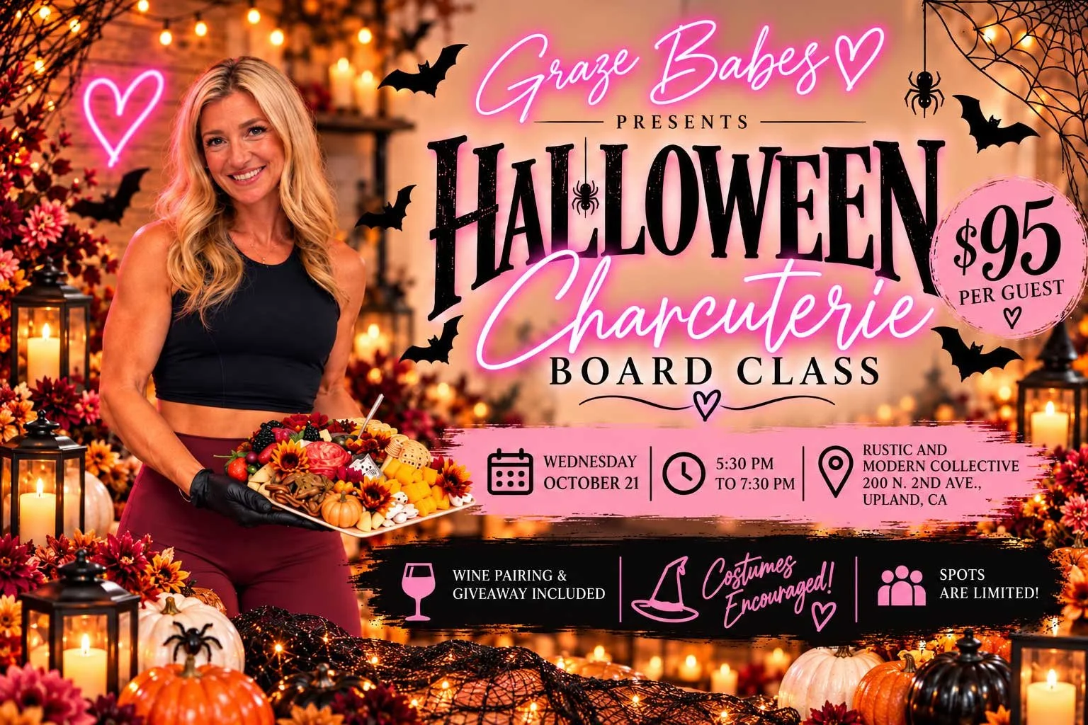 Halloween Charcuterie Board Class 🎃
