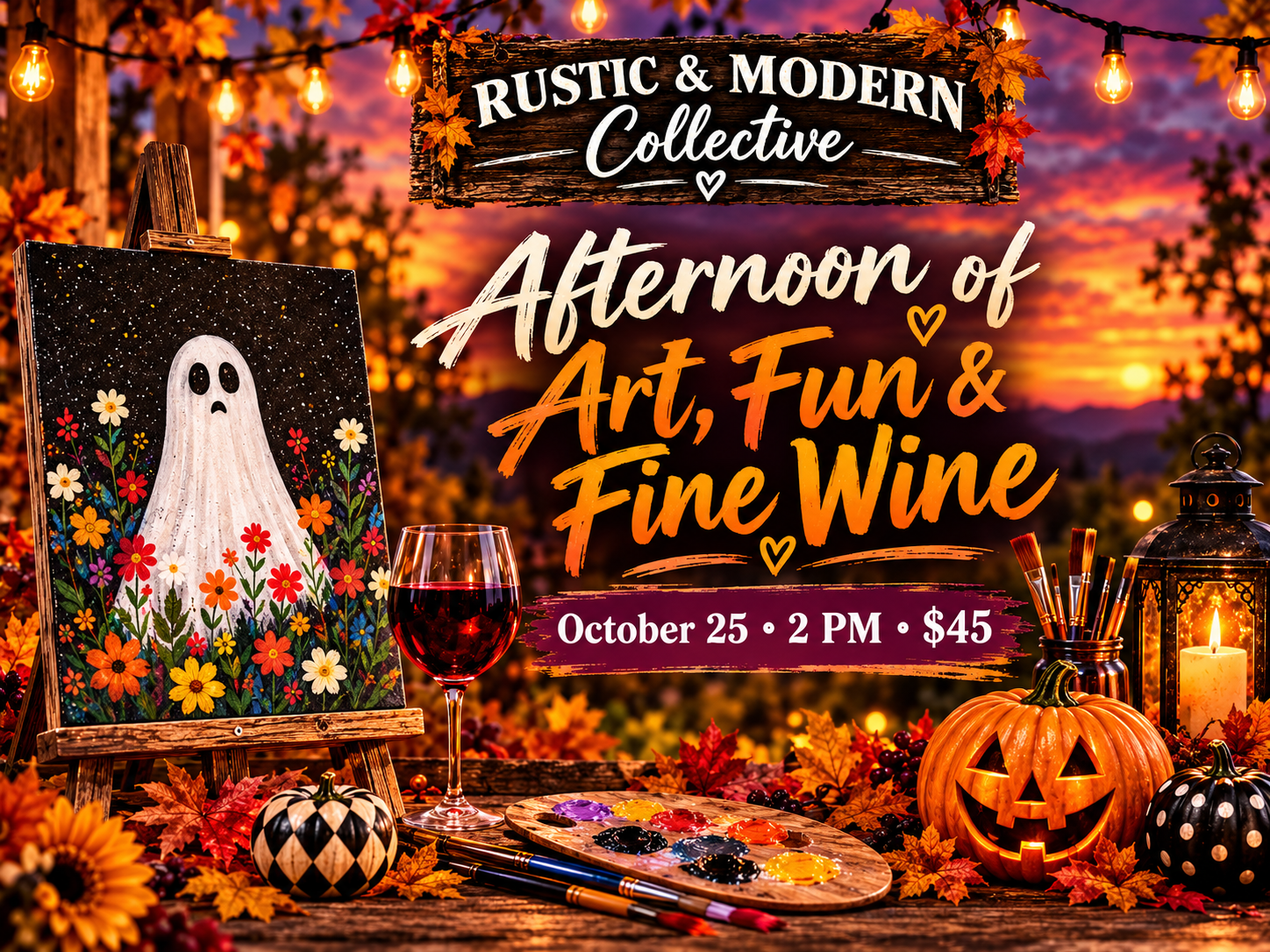 Afternoon of Art, Fun & Fine Wine