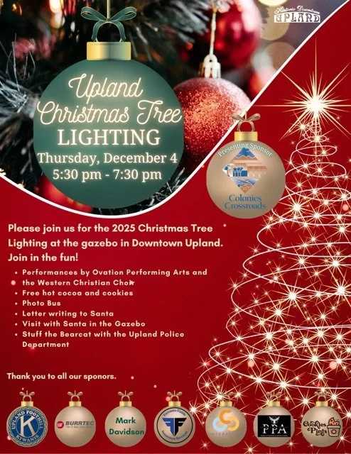 Upland’s Christmas Tree Lighting 