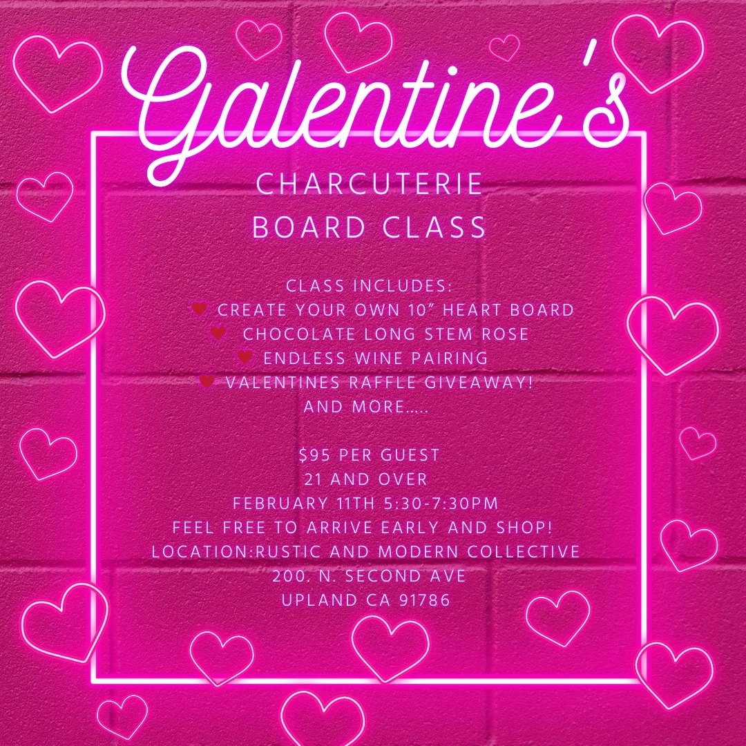 Galantines Charcuterie Board Class - SOLD OUT