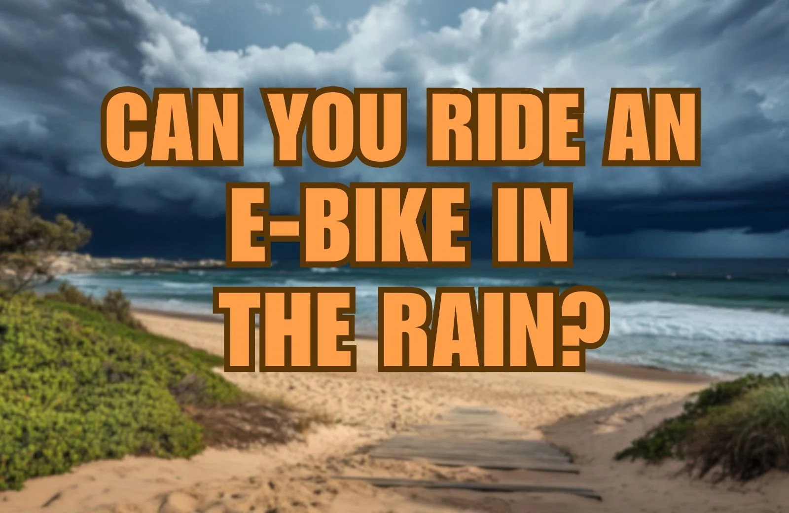 Can You Ride an E-Bike in the Rain? 