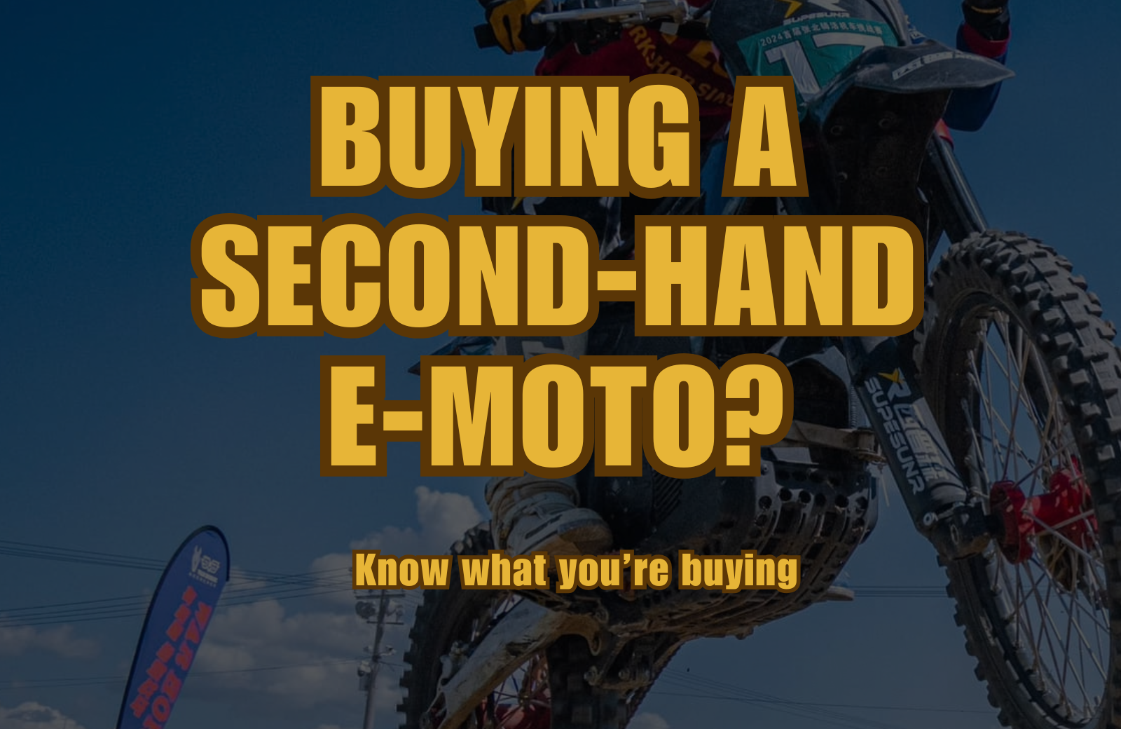 Buying a Second-Hand E-Moto? Do You Know What You’re Really Getting?