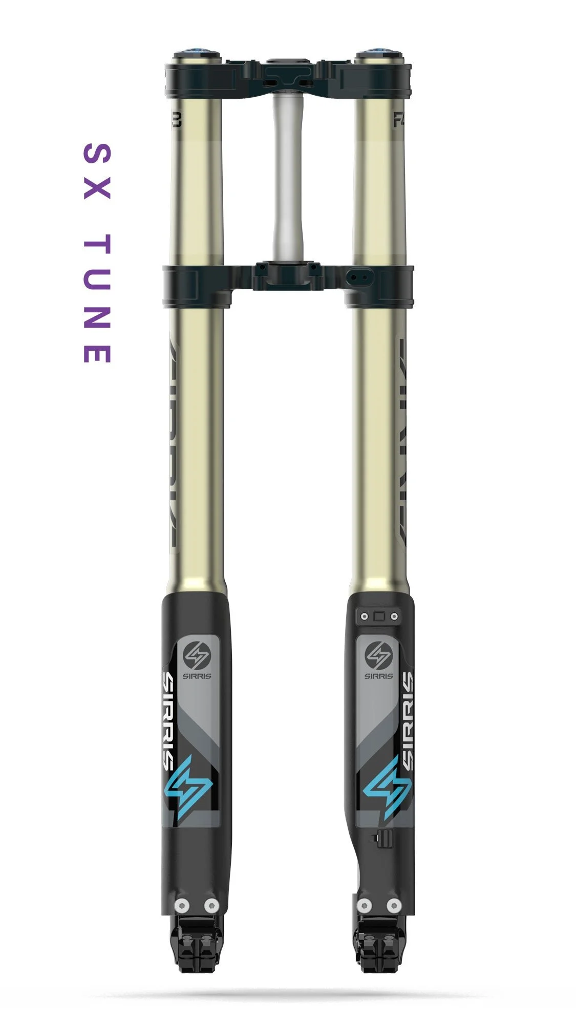 sirris-F43-SX-suspension-fork-black-clamps-front.jpg