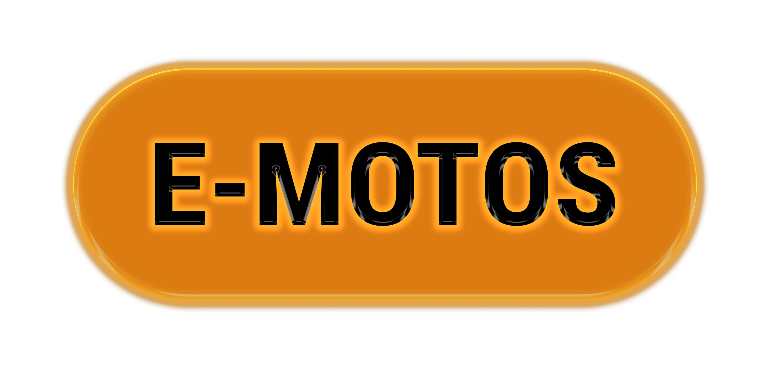 E-motos neon sign on an orange background.
