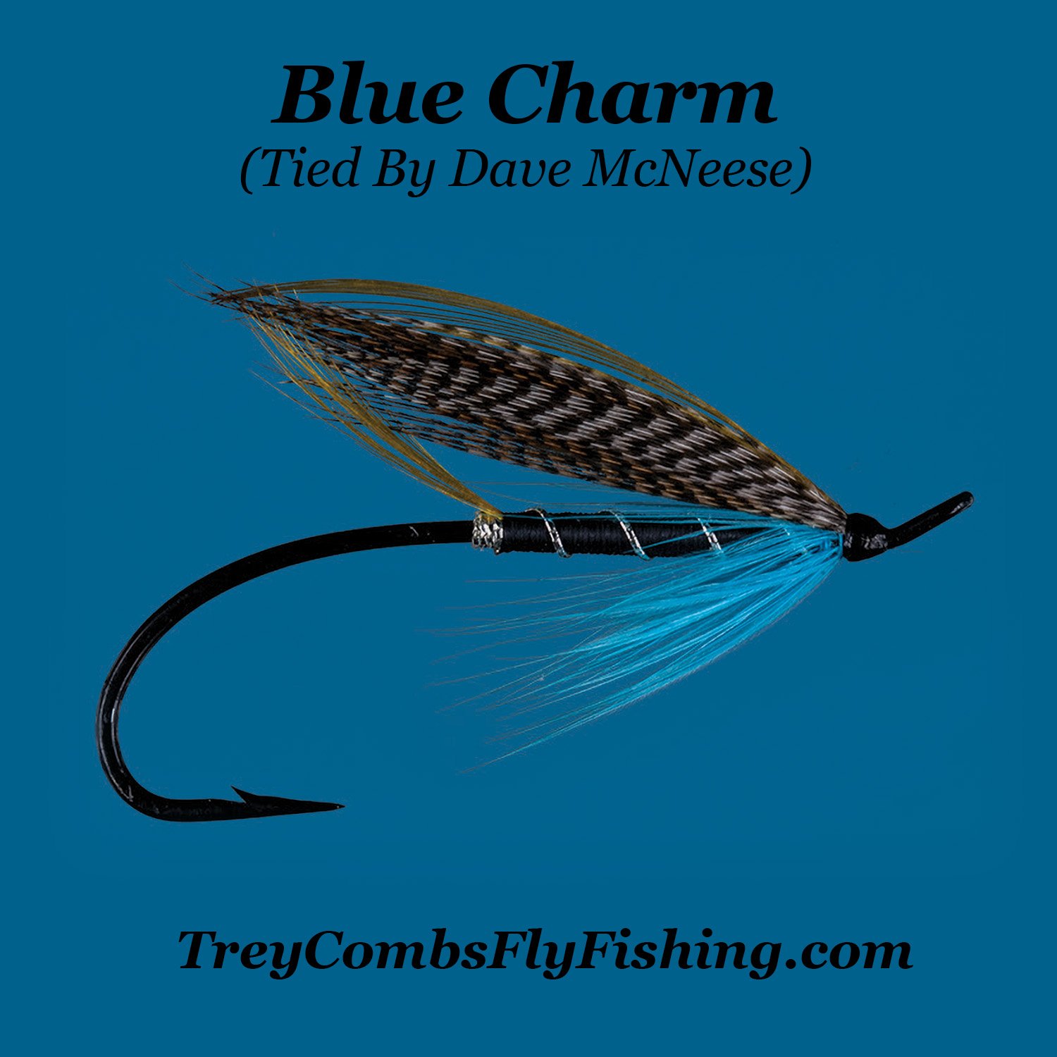 Traditional Blue Charm dressing tied by Dave McNeese