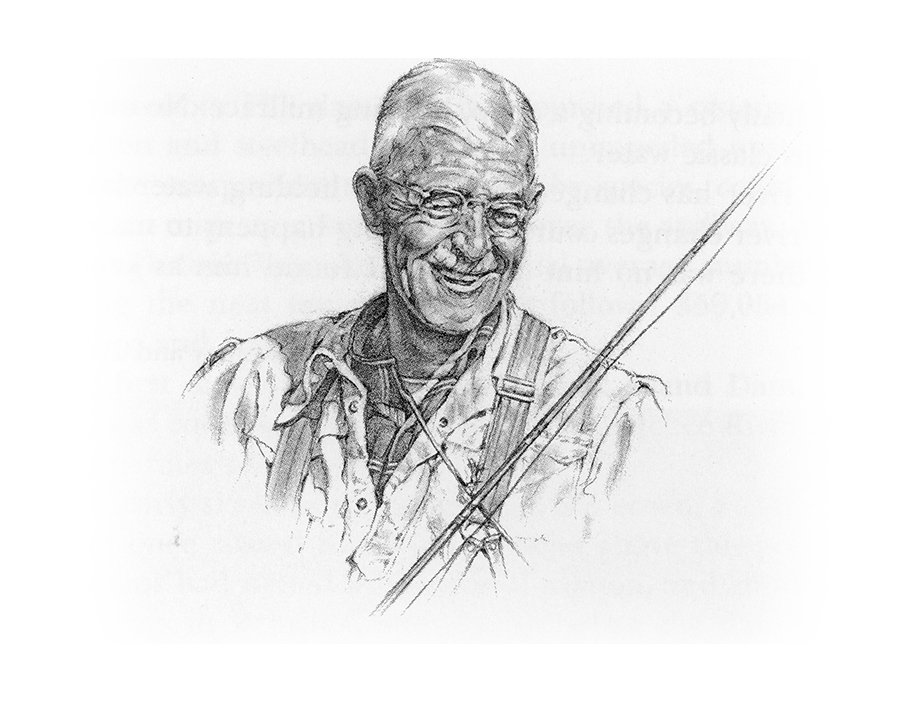 chapter heading graphic of walt johnson for chapter on north fork stillaguamish river