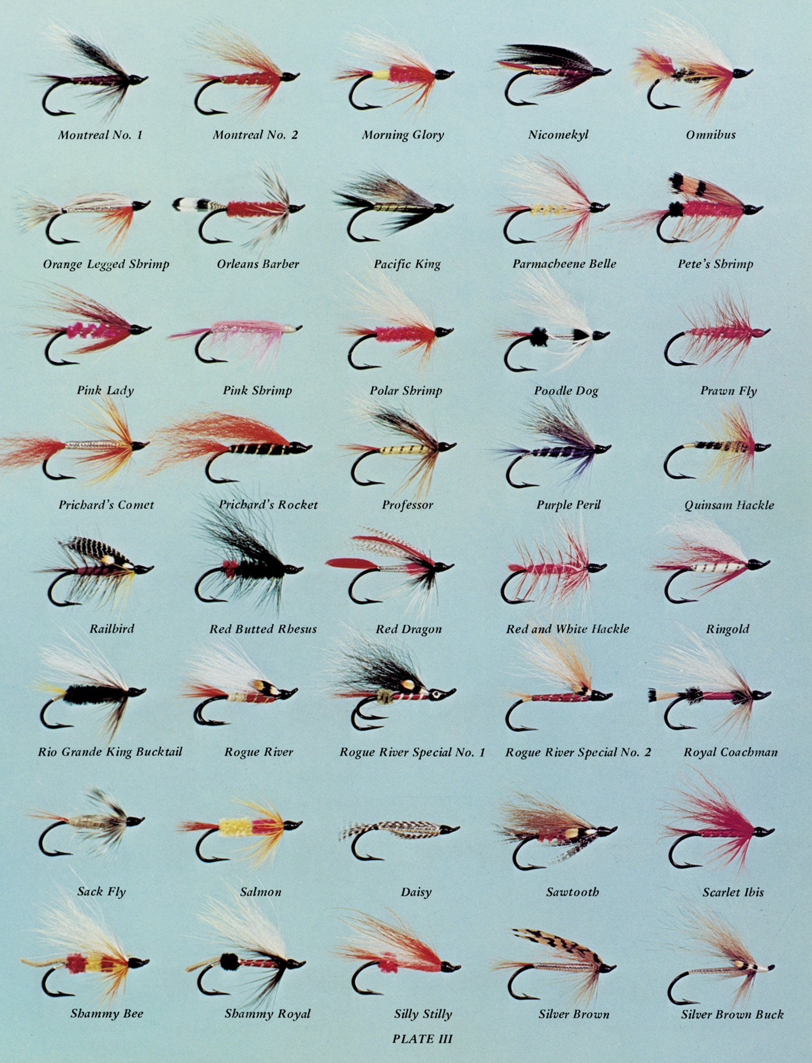 plate 3 from steelhead fly fishing and flies