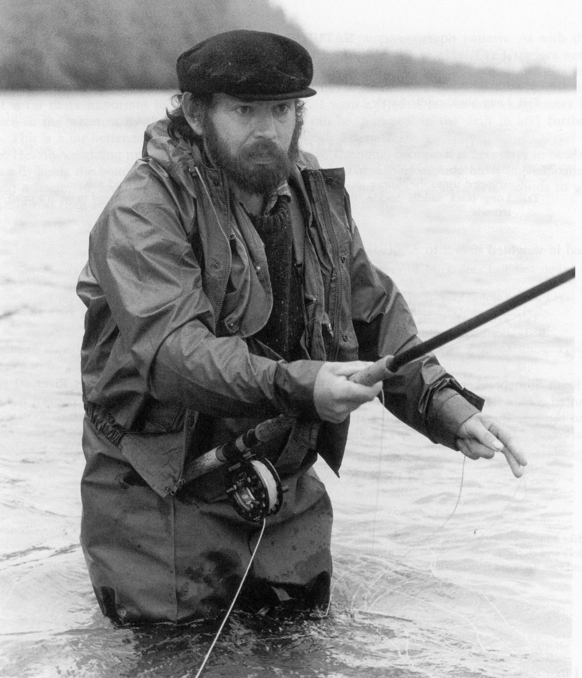 image of Mike Kinney fly fishing