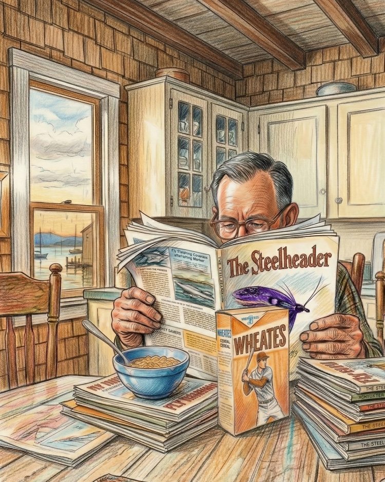 Harry Cotton - Cotton’s great-grandfather and an “old-school” angler who hates cell phones, hoards fishing magazines.