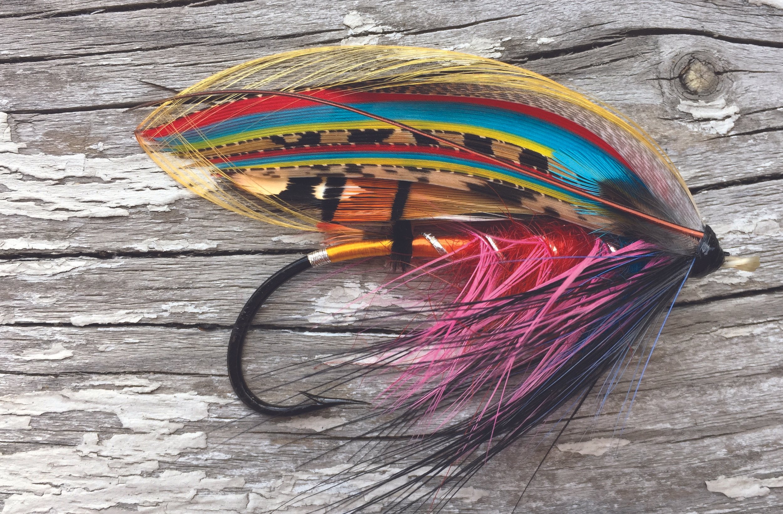 The McIntyre was popular through the golden age—this version is from How to Tie Salmon Flies by J. H. Hale (1892).