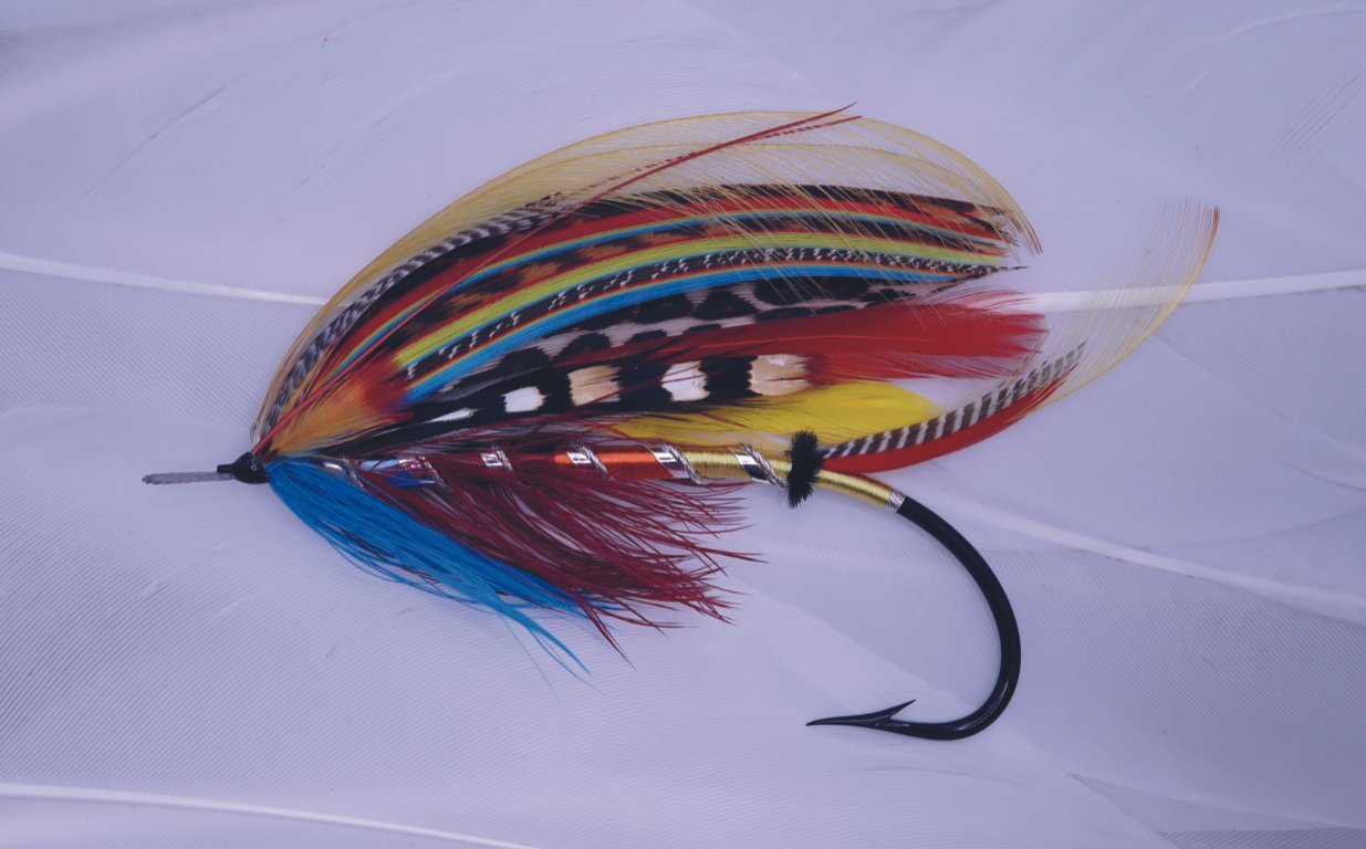 unnamed salmon fly pattern tied by satoshi yamamoto