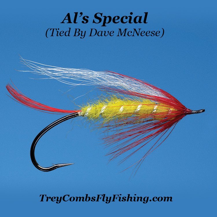 Al’s Special steelhead fly pattern tied by Dave McNeese