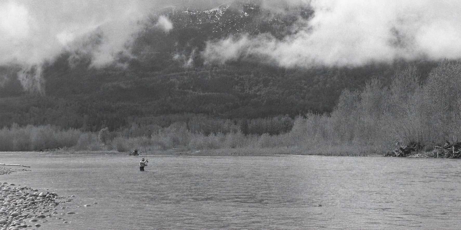 Jimmy Green on the Sauk River.