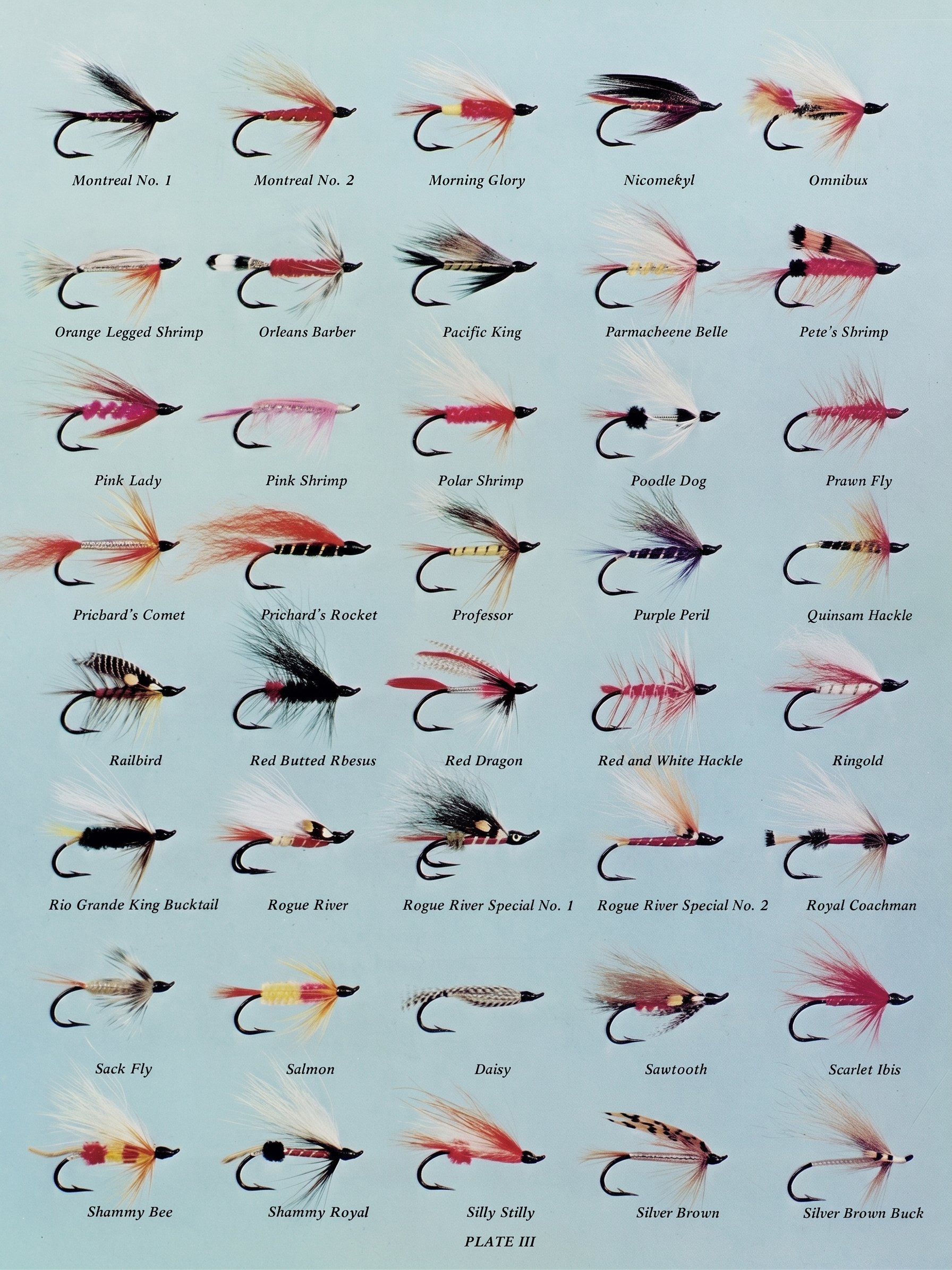 fly plate 3 from steelhead fly fishing and flies by trey combs