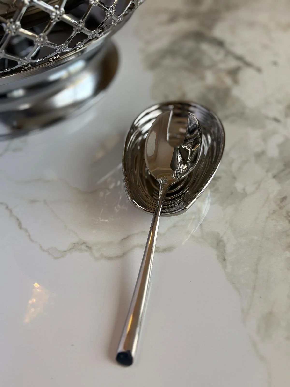 Silver Server Spoon Rest