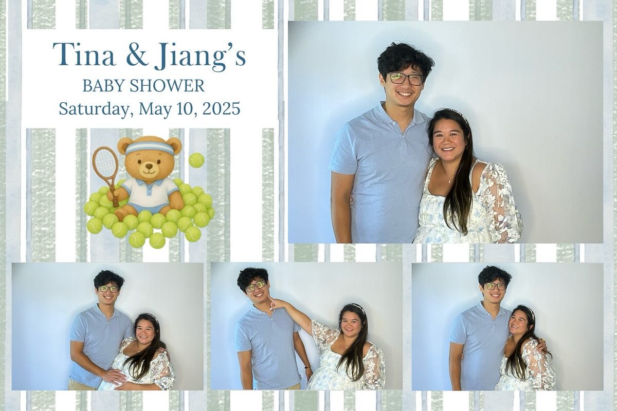 Luxe Photo Booth was honored to be part of Tina &amp; Jonah&rsquo;s beautiful baby shower &mdash; capturing sweet memories for their growing family ☺️☺️☺️