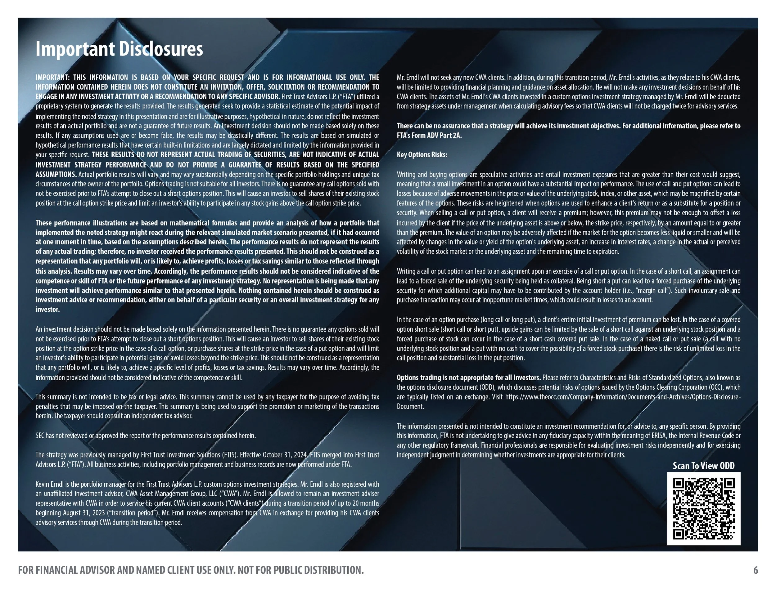 CWS - Zorn Report - Covered Call Income Strategy - Page 6