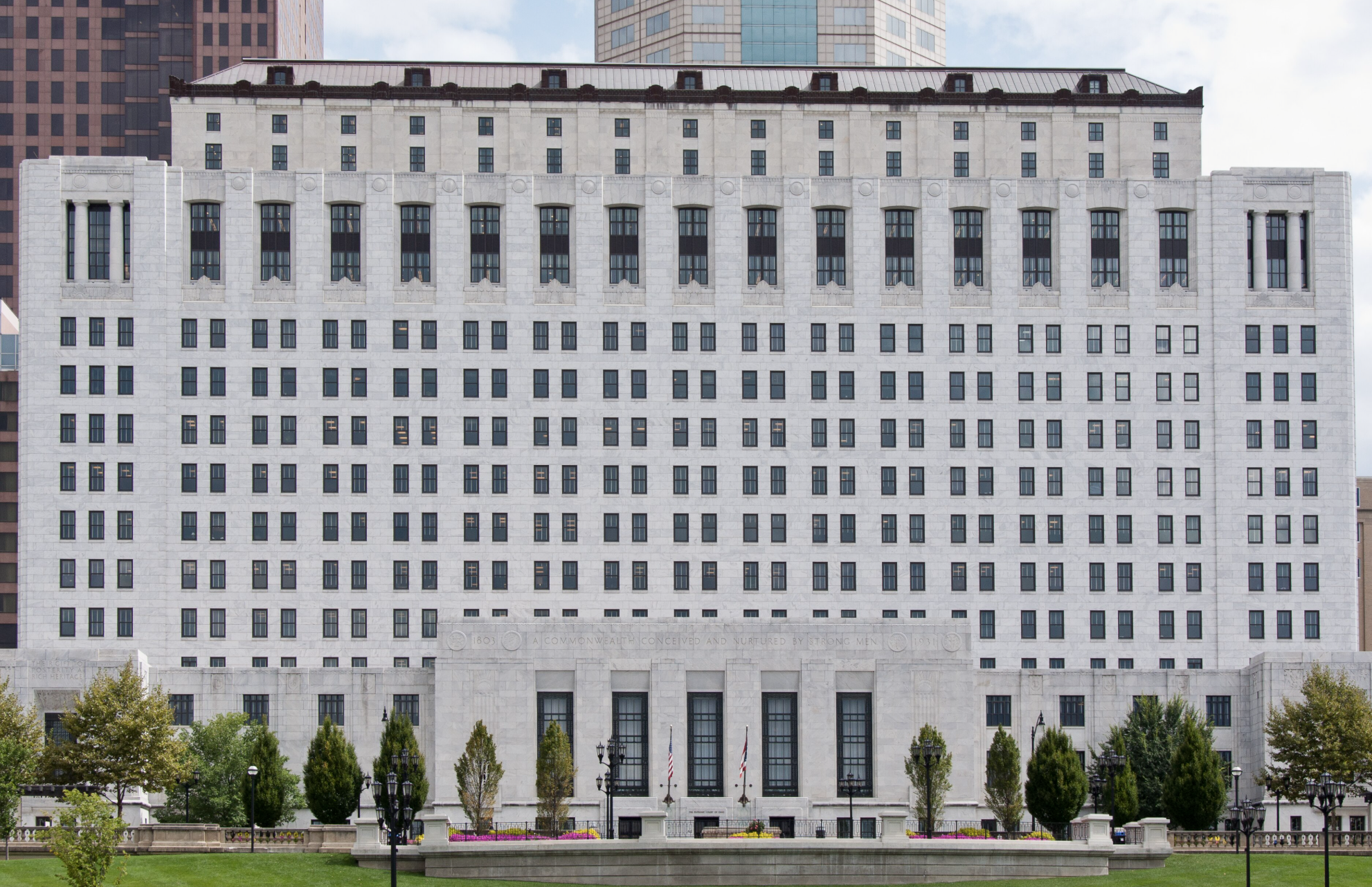 The Thomas J. Moyer Ohio Judicial Center in Columbus