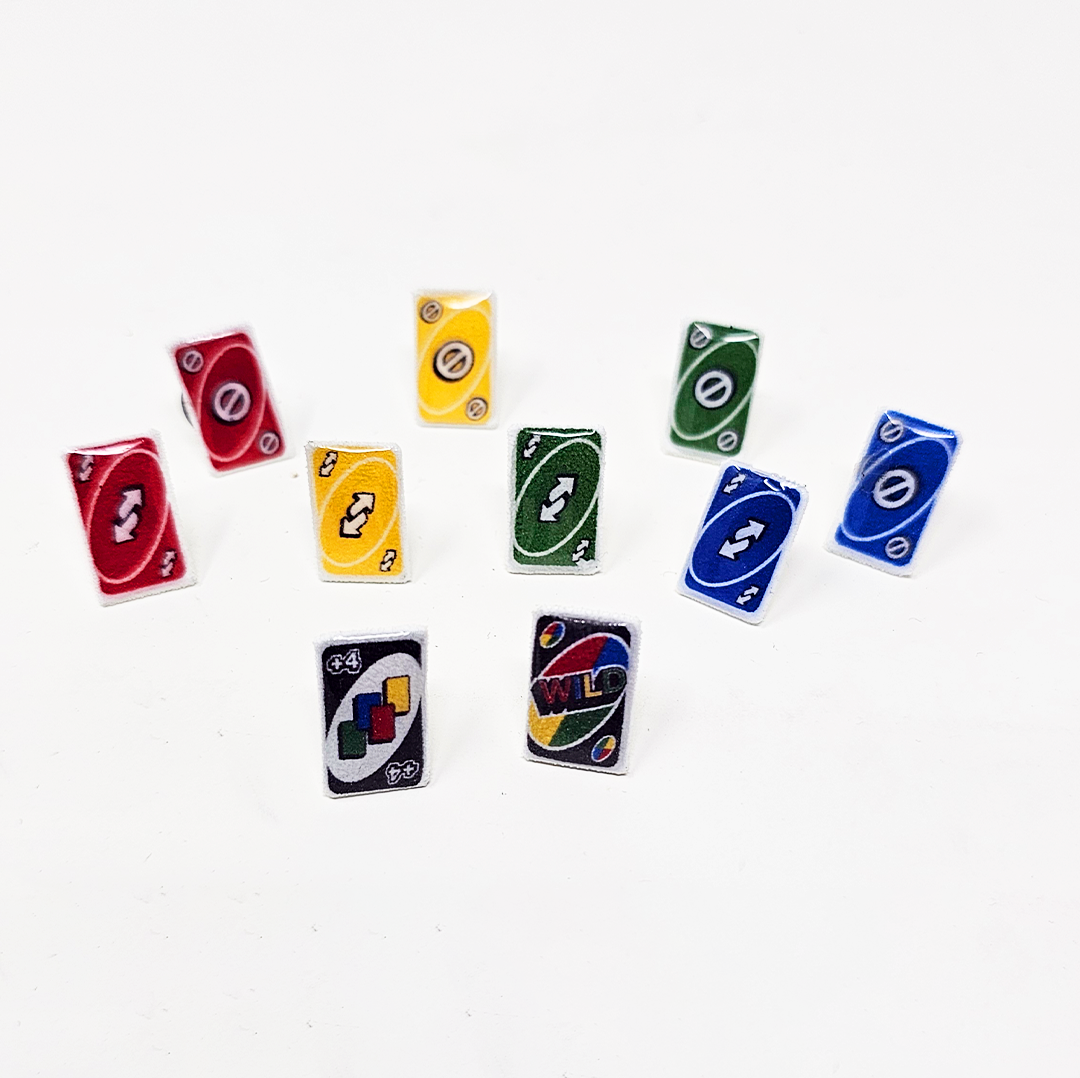 Playing Card Earrings