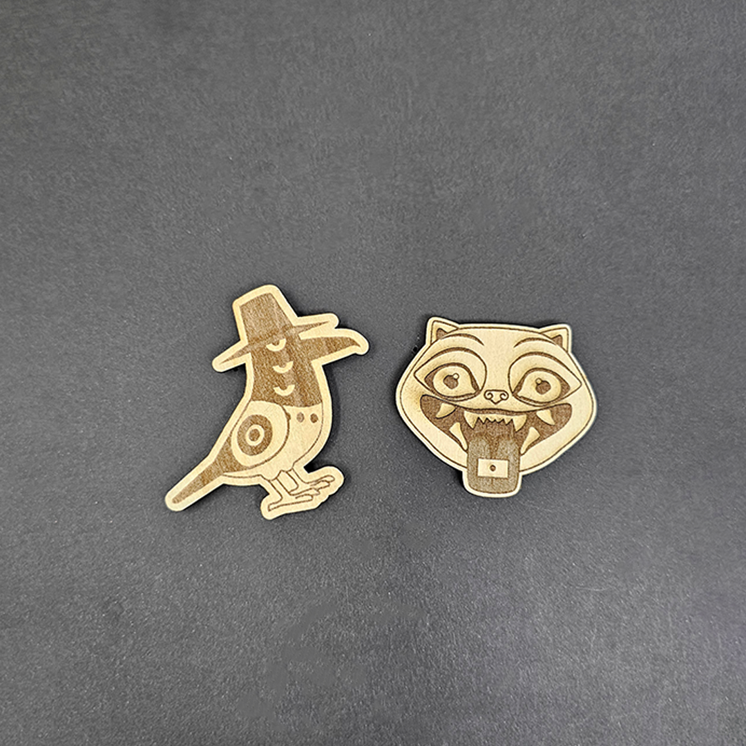 K-Pop Wooden Pin Set