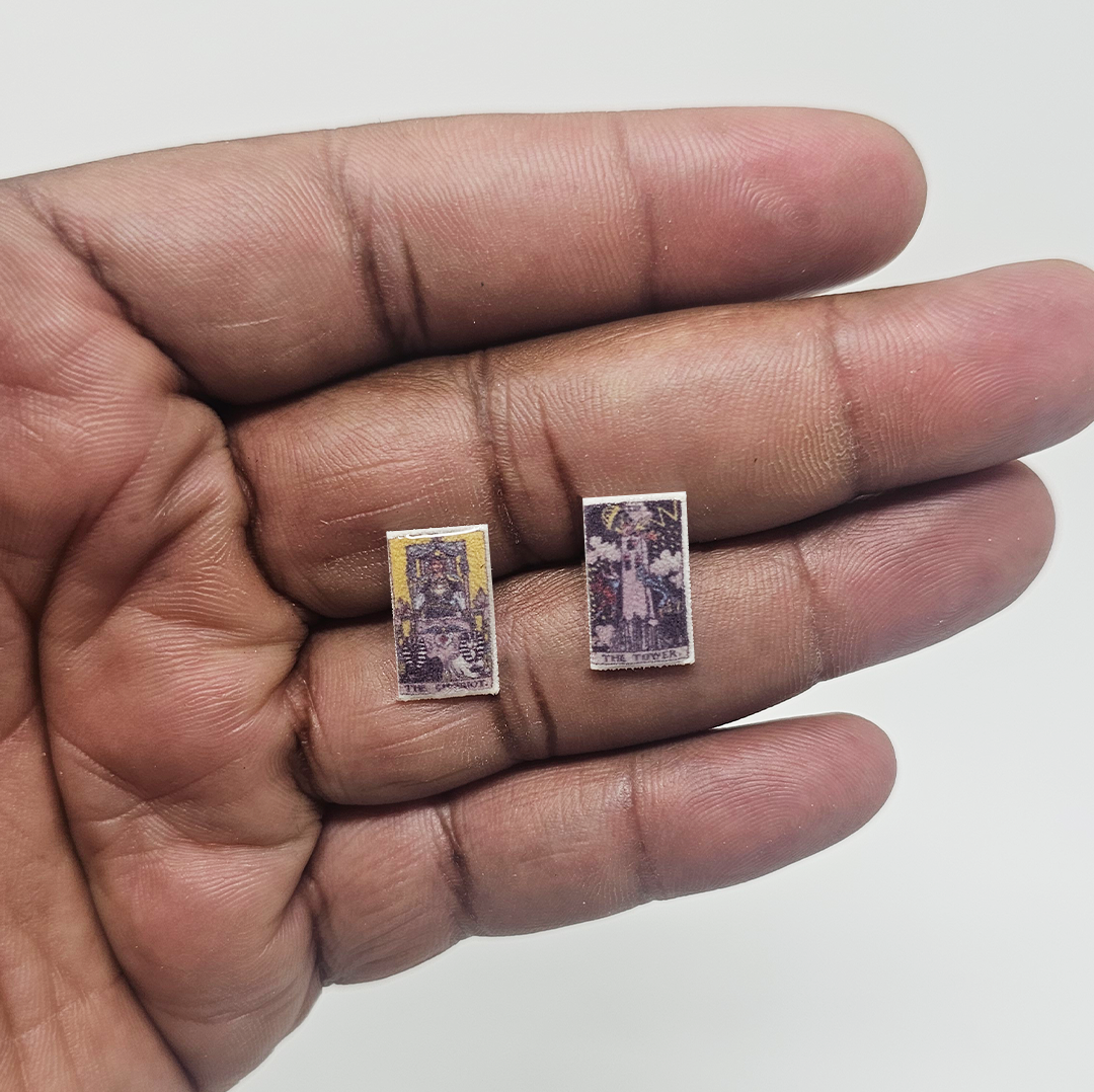 Tarrot Card  Earrings