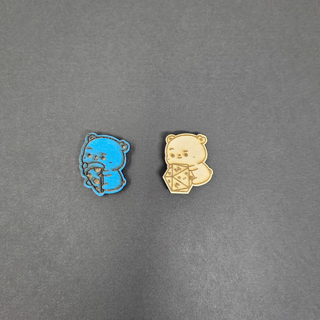 Gummy Bear Wooden Pin Set