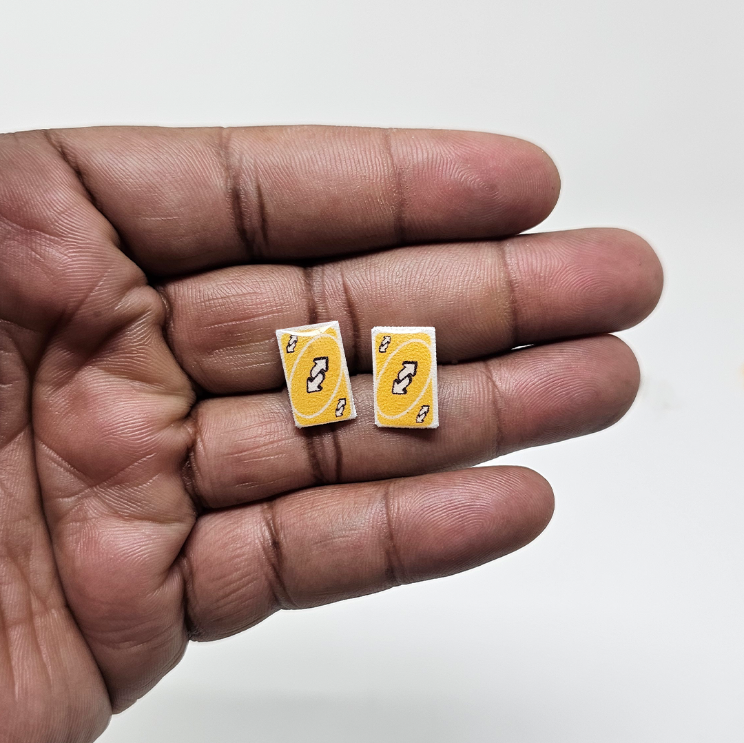 Playing Card Earrings