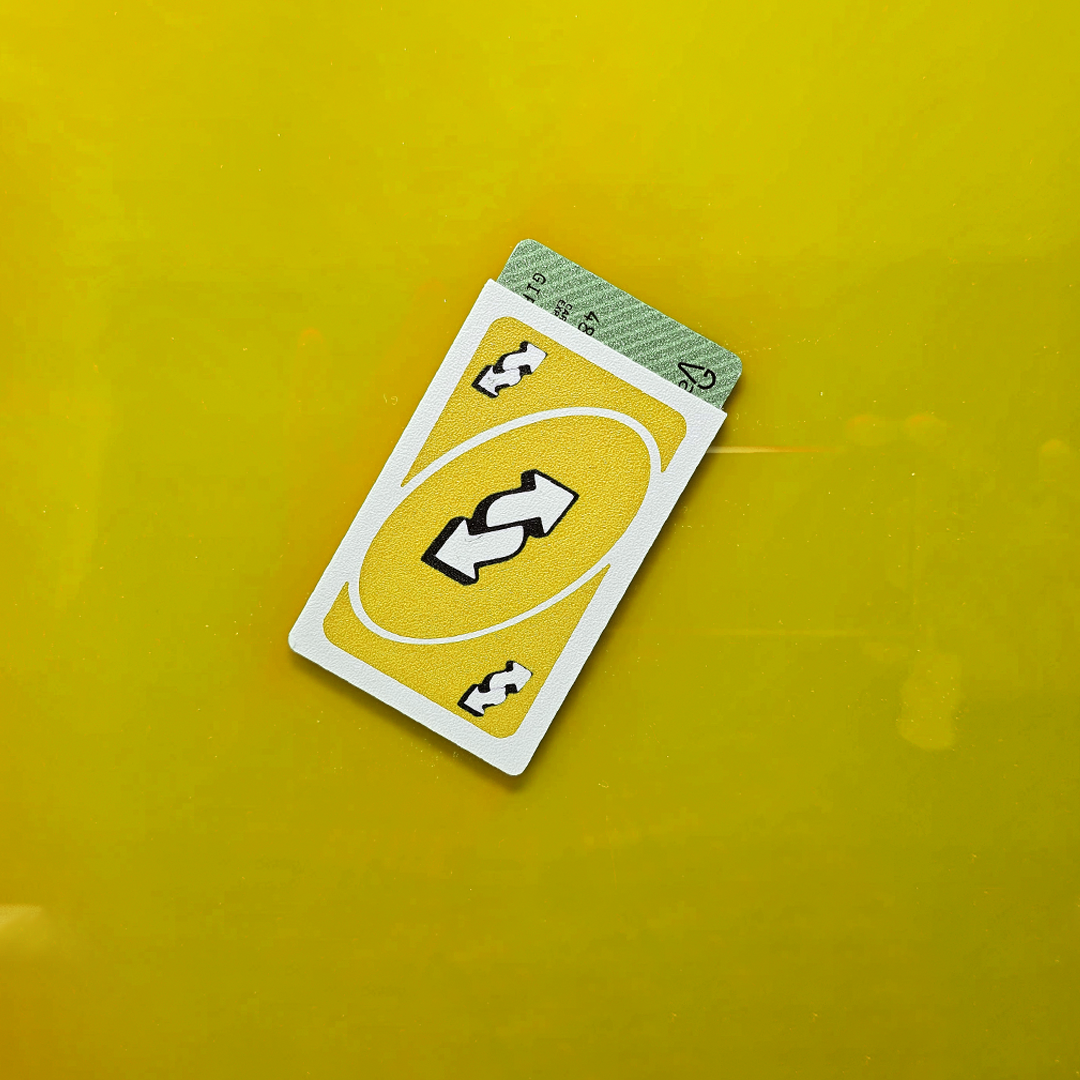 Reverse Credit Card Sleeve